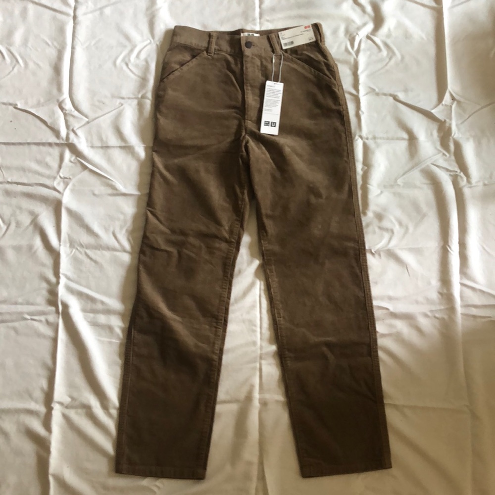 Uniqlo Corduroy Regular Fit Straight Pants